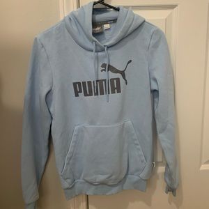 Light Blue Puma Hoodie
